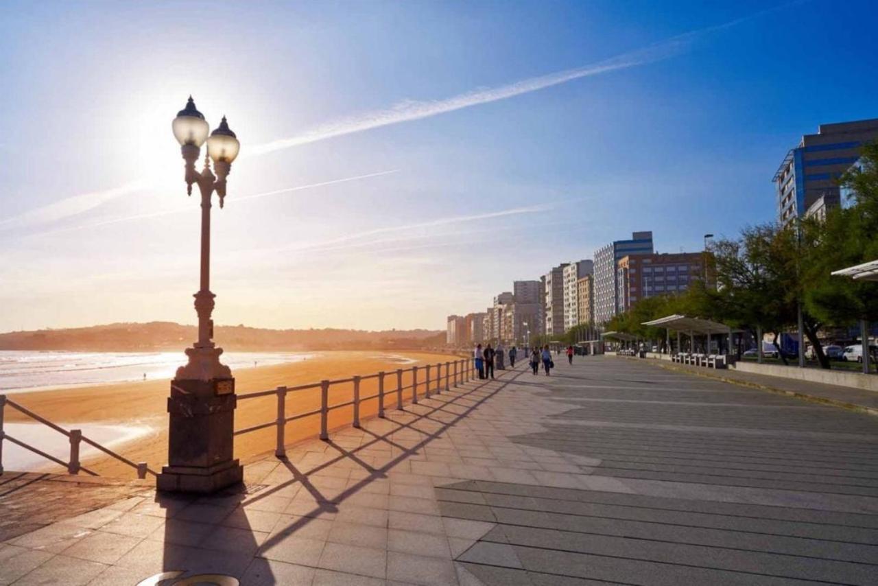 El Balcón de los Campos Gijón Exterior foto